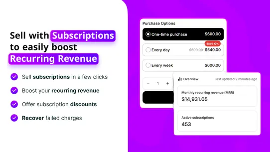SMART Subscriptions App screenshot