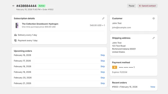 SMART Subscriptions App screenshot