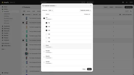 Variants+ screenshot