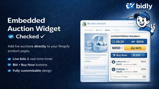 Bidly: Auction and Bidding App screenshot