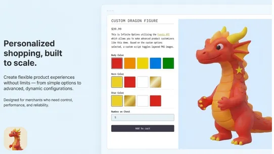 CR ‑ Infinite Product Options screenshot