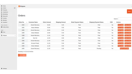Shippea Shipping screenshot