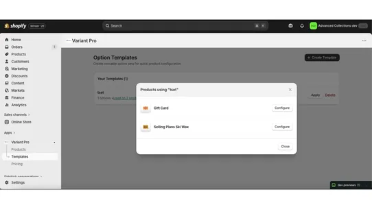 Variant Pro screenshot