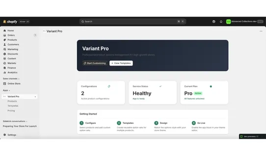 Variant Pro screenshot