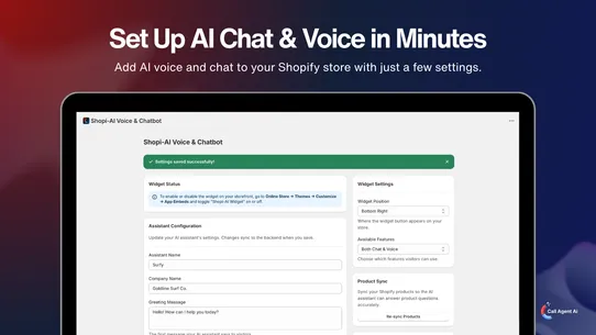 Shopi‑AI Voice &amp; Chatbot screenshot