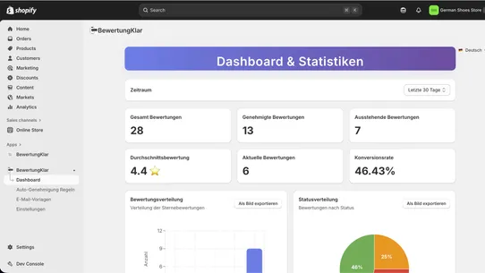 Bewertung Klar screenshot