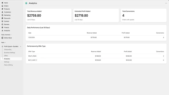 Profit Upsell + Bundles screenshot