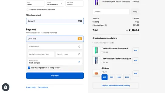 Recommendo screenshot