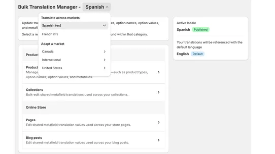 Translation Manager screenshot