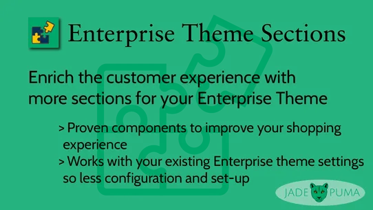 Enterprise Theme Sections screenshot