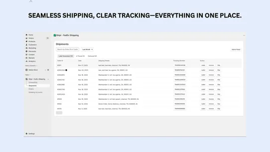 Shipi ‑ Fedex Shipping screenshot
