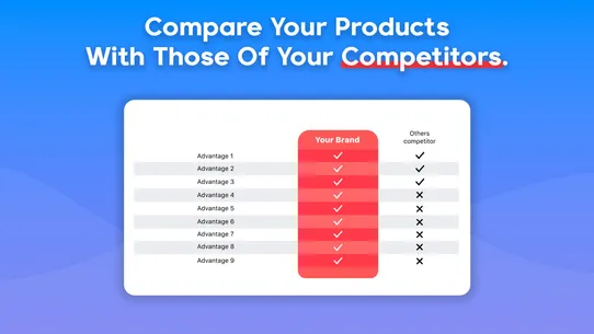 Us Vs Them ‑ Comparison Tables screenshot