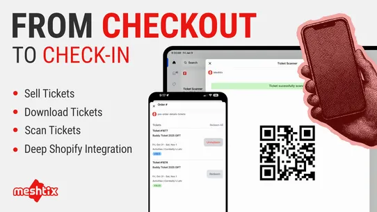 MeshTix Tickets &amp; Events screenshot