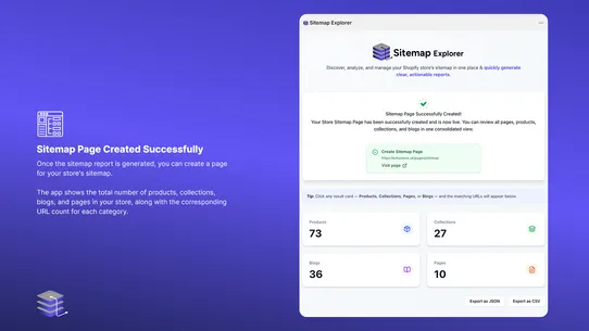 Sitemap Explorer screenshot