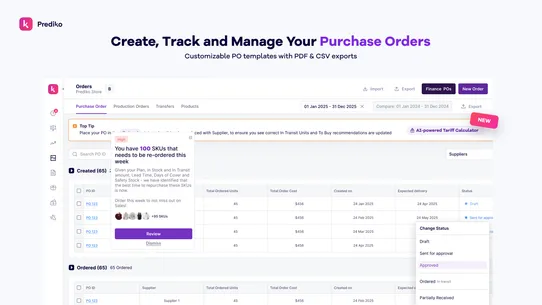 Prediko Inventory Management screenshot