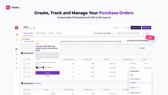Prediko Inventory Management screenshot