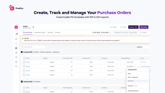 Prediko Inventory Management screenshot