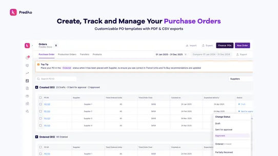 Prediko Inventory Management screenshot