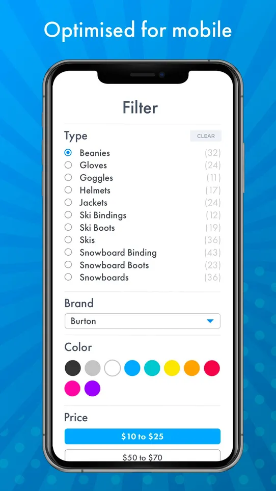 Power Tools Filter Menu screenshot