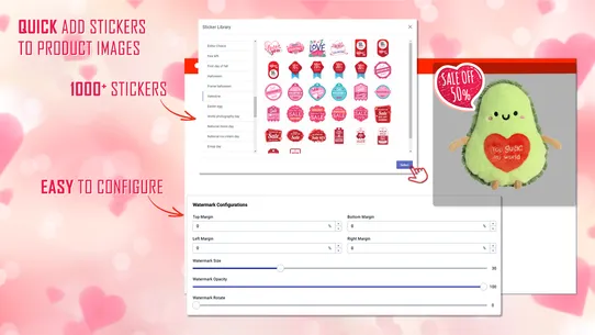 Shop Watermarks ‑ Badges screenshot