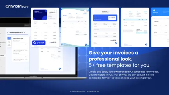 XML Invoice Europe CandelaSoft screenshot