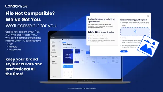 XML Invoice Europe CandelaSoft screenshot