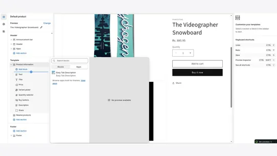 Easy Tab Description screenshot
