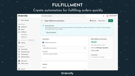 Ordersify Pick, Pack &amp; Fulfill screenshot