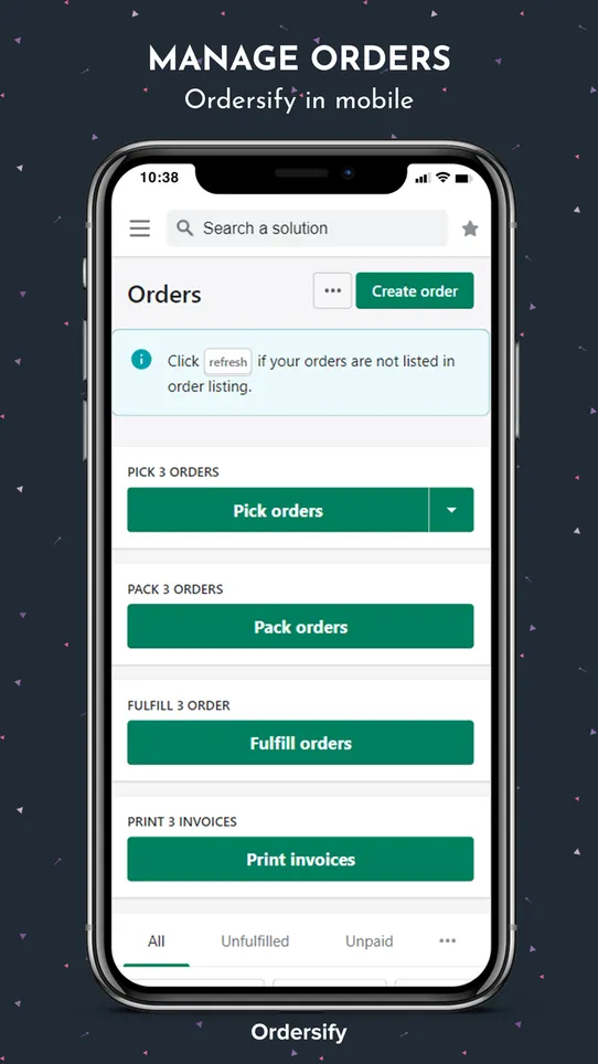 Ordersify Pick, Pack &amp; Fulfill screenshot