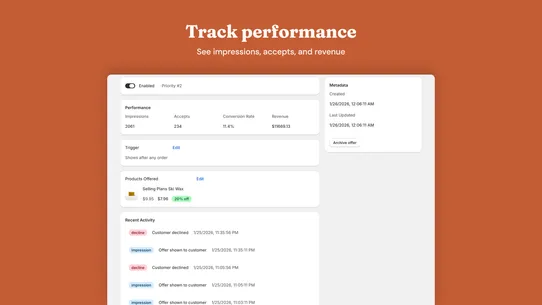 Orderboost screenshot