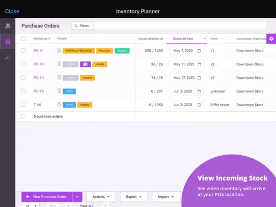 Inventory Planner Forecasting screenshot