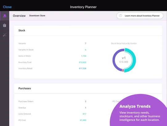 Inventory Planner Forecasting screenshot