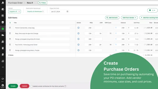 Inventory Planner Forecasting screenshot