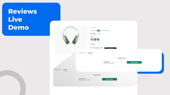 Tabs Description &amp; Reviews screenshot