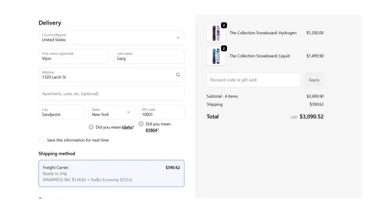EchoTrak Shipping Integration screenshot