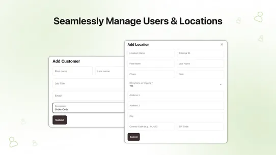 B2B: Account Management Portal screenshot