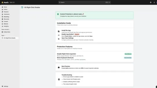 GS RightClick Disable screenshot