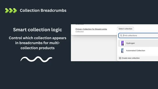 Collection Breadcrumbs screenshot