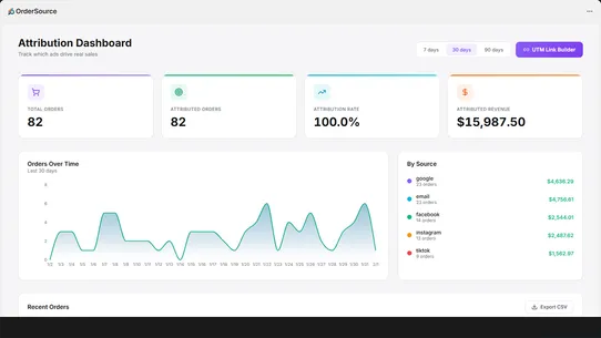 OrderSource screenshot