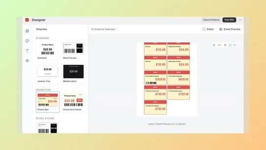 Sheets2Lables‑Ship Label maker screenshot
