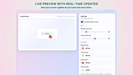 FourCore Custom Cursor screenshot