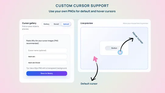 FourCore Custom Cursor screenshot
