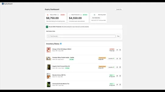 ExpiryGuard: Expiry Tracker screenshot