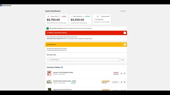 ExpiryGuard: Expiry Tracker screenshot