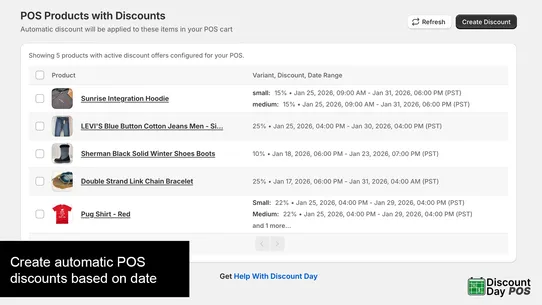 Discount Day for POS screenshot