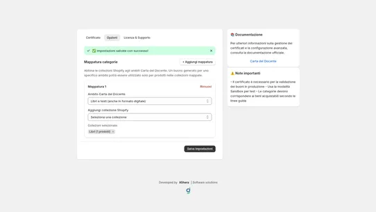 Carta del Docente screenshot