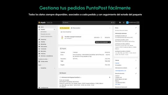 PuntoPost: Puntos de recogida screenshot
