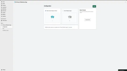 GS Hoverslideshow App screenshot
