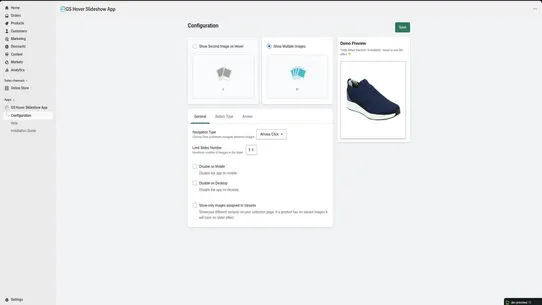 GS Hoverslideshow App screenshot