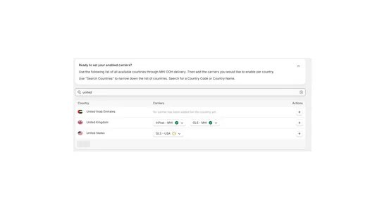 MHI OOH delivery screenshot